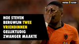 Hoe Steven Bergwijn twee vriendinnen gelijktijdig zwanger maakte