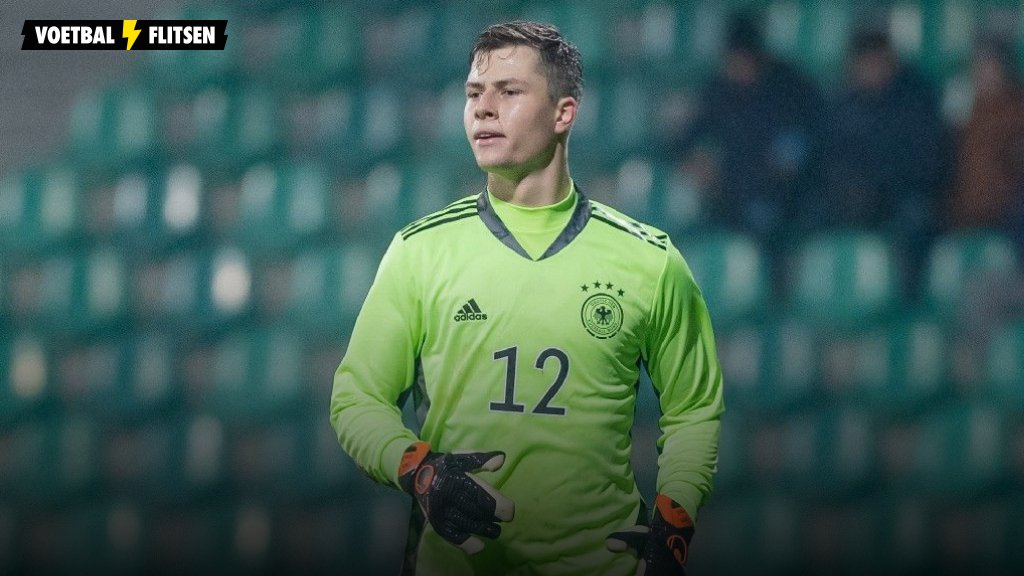 Tjark Ernst in actie voor Duitsland onder-21