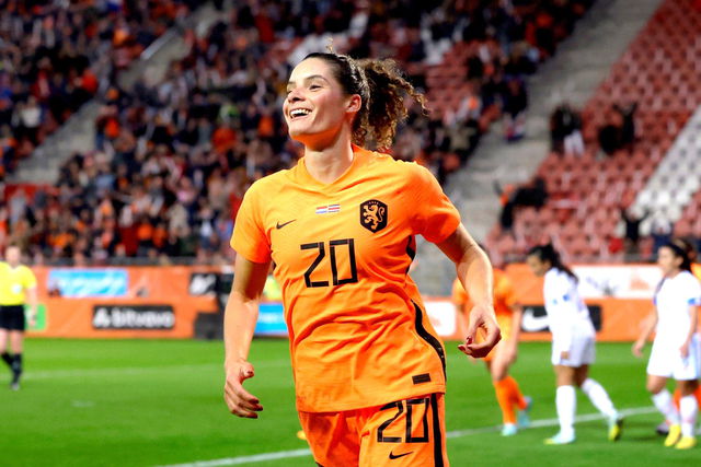 Dominique Janssen juicht